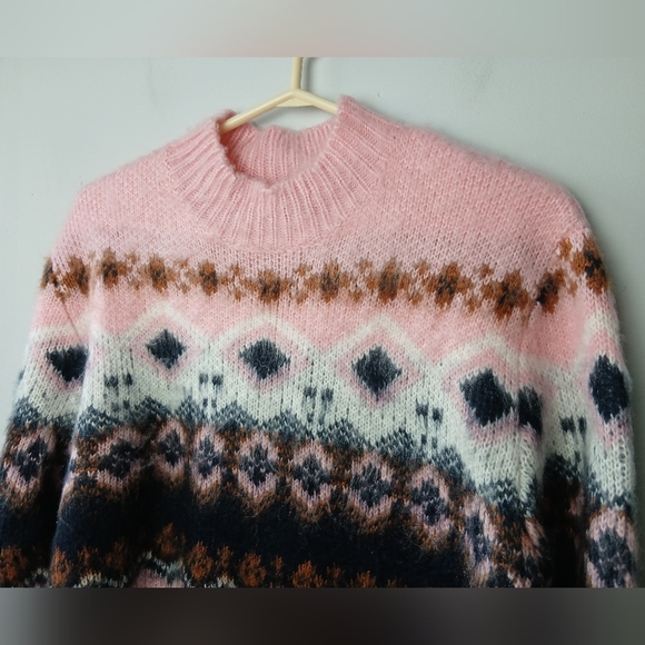 ASOS Women Sweater Super Soft Size M Oversized Pink And Blue Colors - Picture 1 of 7